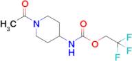 2,2,2-Trifluoroethyl n-(1-acetylpiperidin-4-yl)carbamate