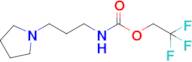 2,2,2-Trifluoroethyl n-[3-(pyrrolidin-1-yl)propyl]carbamate