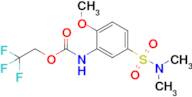 2,2,2-Trifluoroethyl n-[5-(dimethylsulfamoyl)-2-methoxyphenyl]carbamate