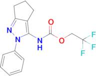 2,2,2-Trifluoroethyl n-{2-phenyl-2h,4h,5h,6h-cyclopenta[c]pyrazol-3-yl}carbamate