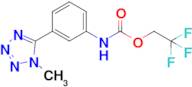 2,2,2-Trifluoroethyl n-[3-(1-methyl-1h-1,2,3,4-tetrazol-5-yl)phenyl]carbamate