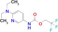 2,2,2-Trifluoroethyl n-[6-(diethylamino)pyridin-3-yl]carbamate