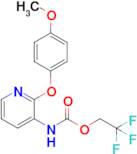 2,2,2-Trifluoroethyl n-[2-(4-methoxyphenoxy)pyridin-3-yl]carbamate