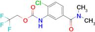 2,2,2-Trifluoroethyl n-[2-chloro-5-(dimethylcarbamoyl)phenyl]carbamate