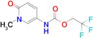 2,2,2-Trifluoroethyl n-(1-methyl-6-oxo-1,6-dihydropyridin-3-yl)carbamate