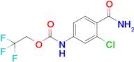 2,2,2-Trifluoroethyl n-(4-carbamoyl-3-chlorophenyl)carbamate