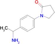 1-[4-(1-aminoethyl)phenyl]pyrrolidin-2-one