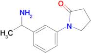 1-[3-(1-aminoethyl)phenyl]pyrrolidin-2-one