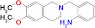 2-[(6,7-dimethoxy-1,2,3,4-tetrahydroisoquinolin-2-yl)methyl]aniline