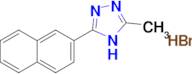 3-methyl-5-(naphthalen-2-yl)-4H-1,2,4-triazole hydrobromide