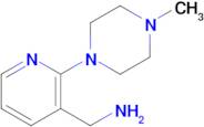 [2-(4-methylpiperazin-1-yl)pyridin-3-yl]methanamine