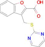 3-[(pyrimidin-2-ylsulfanyl)methyl]-1-benzofuran-2-carboxylic acid