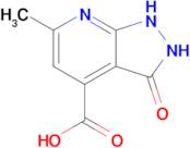 6-Methyl-3-oxo-1h,2h,3h-pyrazolo[3,4-b]pyridine-4-carboxylic acid