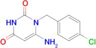 6-Amino-1-[(4-chlorophenyl)methyl]-1,2,3,4-tetrahydropyrimidine-2,4-dione