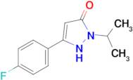 5-(4-Fluorophenyl)-2-(propan-2-yl)-2,3-dihydro-1h-pyrazol-3-one
