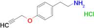 2-[4-(prop-2-yn-1-yloxy)phenyl]Ethylamine hydrochloride