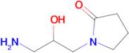 1-(3-Amino-2-hydroxypropyl)pyrrolidin-2-one