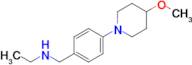 Ethyl({[4-(4-methoxypiperidin-1-yl)phenyl]methyl})amine