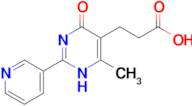 3-[6-methyl-4-oxo-2-(pyridin-3-yl)-1,4-dihydropyrimidin-5-yl]propanoic acid