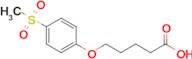 5-(4-Methanesulfonylphenoxy)pentanoic acid