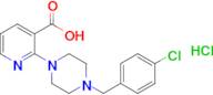 2-{4-[(4-chlorophenyl)methyl]piperazin-1-yl}pyridine-3-carboxylic acid hydrochloride