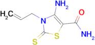 4-Amino-3-(prop-2-en-1-yl)-2-sulfanylidene-2,3-dihydro-1,3-thiazole-5-carboxamide