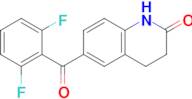 6-(2,6-Difluorobenzoyl)-1,2,3,4-tetrahydroquinolin-2-one