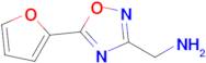 [5-(furan-2-yl)-1,2,4-oxadiazol-3-yl]methanamine