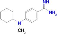 4-[cyclohexyl(methyl)amino]benzene-1-carboximidamide