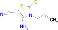 4-Amino-3-(prop-2-en-1-yl)-2-sulfanylidene-2,3-dihydro-1,3-thiazole-5-carbonitrile