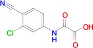 [(3-chloro-4-cyanophenyl)carbamoyl]formic acid