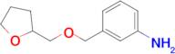 3-[(oxolan-2-ylmethoxy)methyl]aniline