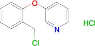 3-[2-(chloromethyl)phenoxy]pyridine hydrochloride