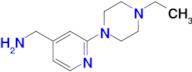 [2-(4-ethylpiperazin-1-yl)pyridin-4-yl]methanamine