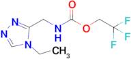 2,2,2-Trifluoroethyl n-[(4-ethyl-4h-1,2,4-triazol-3-yl)methyl]carbamate