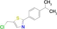 5-(Chloromethyl)-2-[4-(propan-2-yl)phenyl]-1,3-thiazole