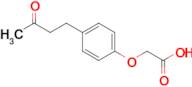 2-[4-(3-oxobutyl)phenoxy]acetic acid