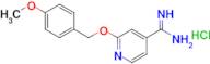 2-[(4-methoxyphenyl)methoxy]pyridine-4-carboximidamide hydrochloride