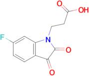 3-(6-Fluoro-2,3-dioxo-2,3-dihydro-1h-indol-1-yl)propanoic acid