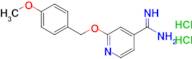 2-[(4-methoxyphenyl)methoxy]pyridine-4-carboximidamide dihydrochloride