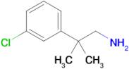 2-(3-Chlorophenyl)-2-methylpropan-1-amine