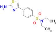 4-(2-Amino-1,3-thiazol-4-yl)-n,n-diethylbenzene-1-sulfonamide