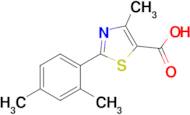 2-(2,4-Dimethylphenyl)-4-methyl-1,3-thiazole-5-carboxylic acid