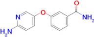 3-[(6-aminopyridin-3-yl)oxy]benzamide