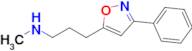 Methyl[3-(3-phenyl-1,2-oxazol-5-yl)propyl]amine