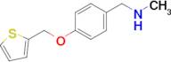 Methyl({[4-(thiophen-2-ylmethoxy)phenyl]methyl})amine