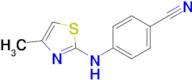 4-[(4-methyl-1,3-thiazol-2-yl)amino]benzonitrile