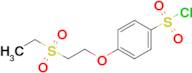 4-[2-(ethanesulfonyl)ethoxy]benzene-1-sulfonyl chloride