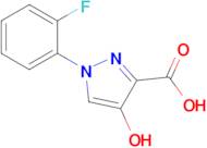 1-(2-Fluorophenyl)-4-hydroxy-1h-pyrazole-3-carboxylic acid