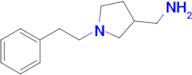 [1-(2-phenylethyl)pyrrolidin-3-yl]methanamine